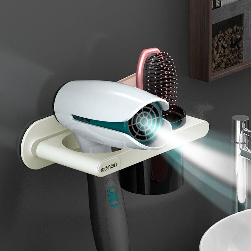 Wall Mount Hair Dryer Holder Organiser Set | StorageOZ