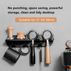 Wall Portafilter Holder Three Sizes Rack | StorageOZ