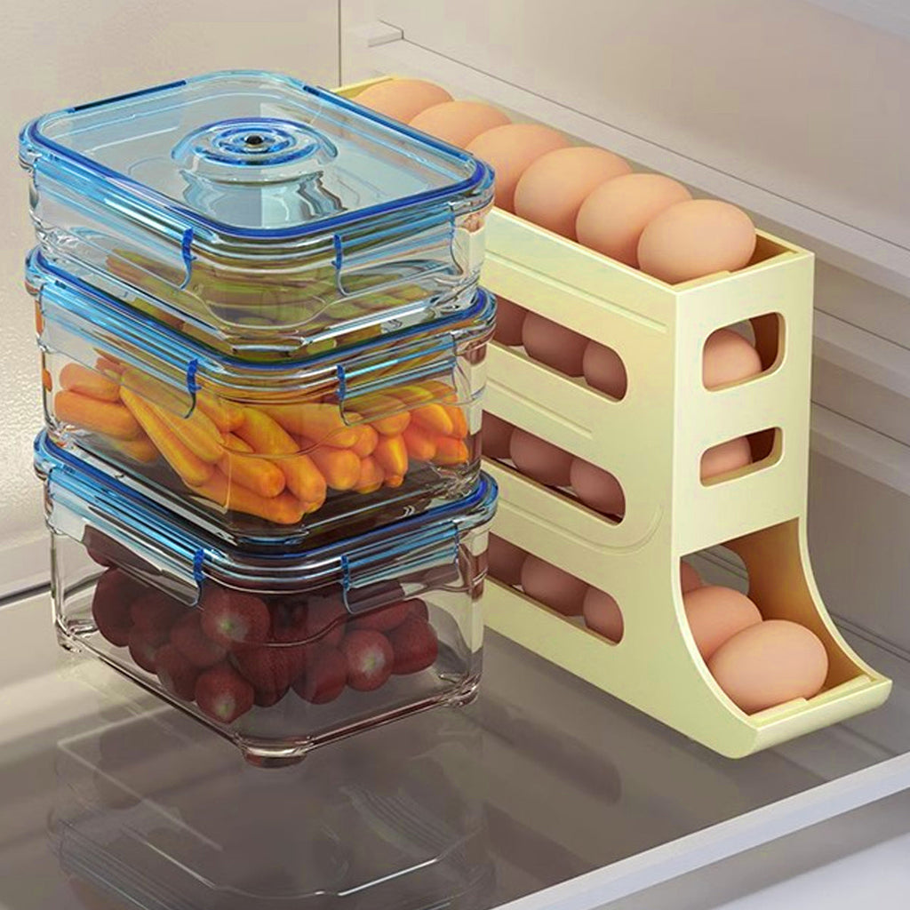Scrolling Fridge Egg Rack Holder Organiser | StorageOZ
