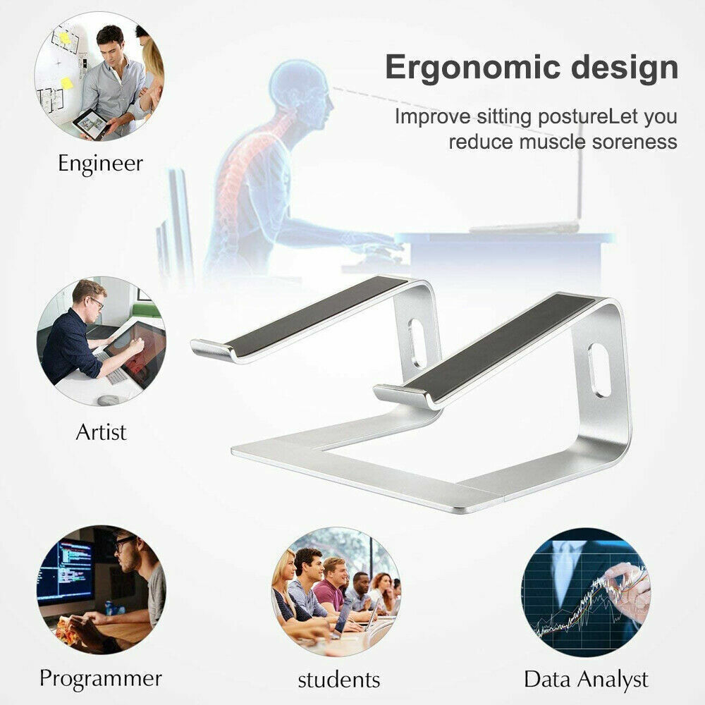 Aluminium Laptop Stand Riser for Desk Use | StorageOZ