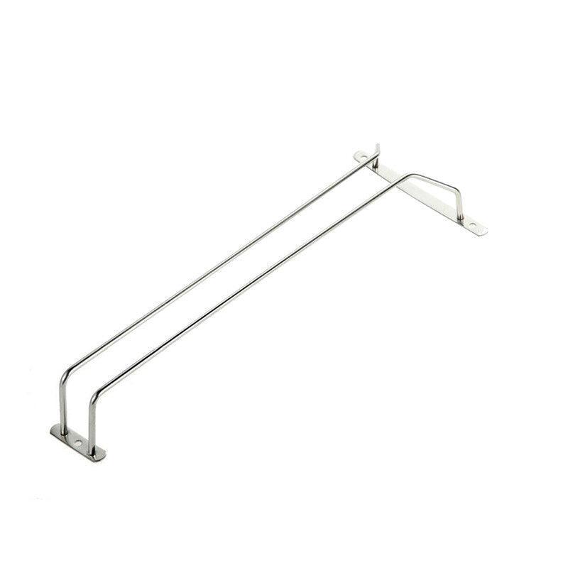 Under Cabinet Wine Glass Holder Steel Rack | StorageOZ