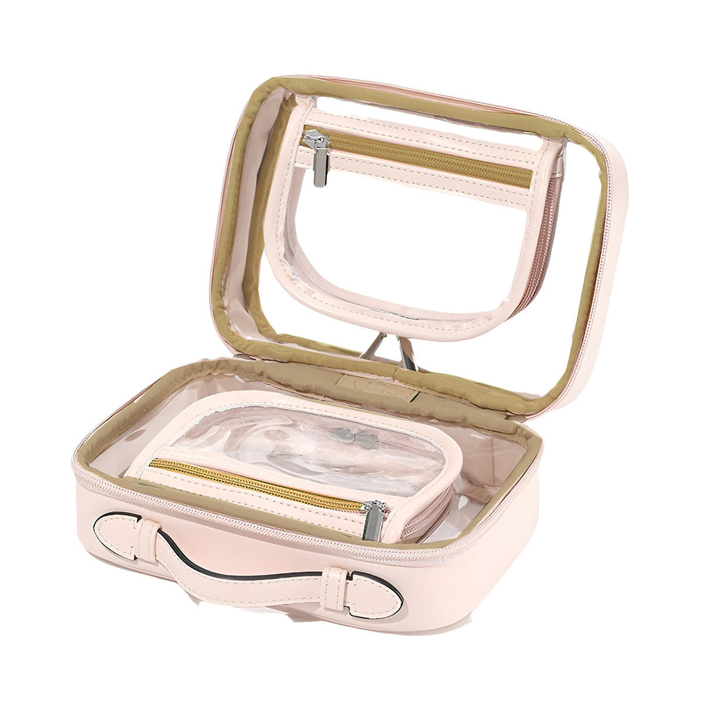 Clear Waterproof PVC Travel Makeup Bag Two Colours | StorageOZ