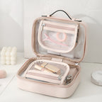 Clear Waterproof PVC Travel Makeup Bag Two Colours | StorageOZ