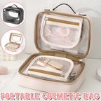 Clear Waterproof PVC Travel Makeup Bag Two Colours | StorageOZ