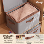XL Cotton Linen Clothing Box Two Colours | StorageOZ