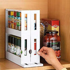 Slide Out Spice Rack for Kitchen Cabinets | StorageOZ