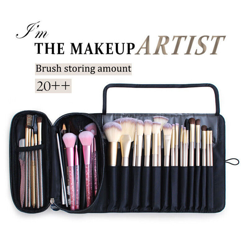 Foldable Oxford Makeup Brush Storage Bag | StorageOZ
