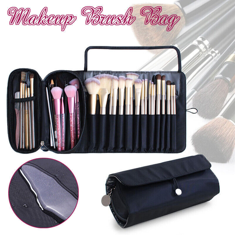 Foldable Oxford Makeup Brush Storage Bag | StorageOZ