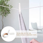 12 Pcs White Clips Desk Storage Organiser | StorageOZ