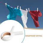 12 Pcs White Clips Desk Storage Organiser | StorageOZ