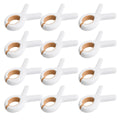 12 Pcs White Clips Desk Storage Organiser | StorageOZ