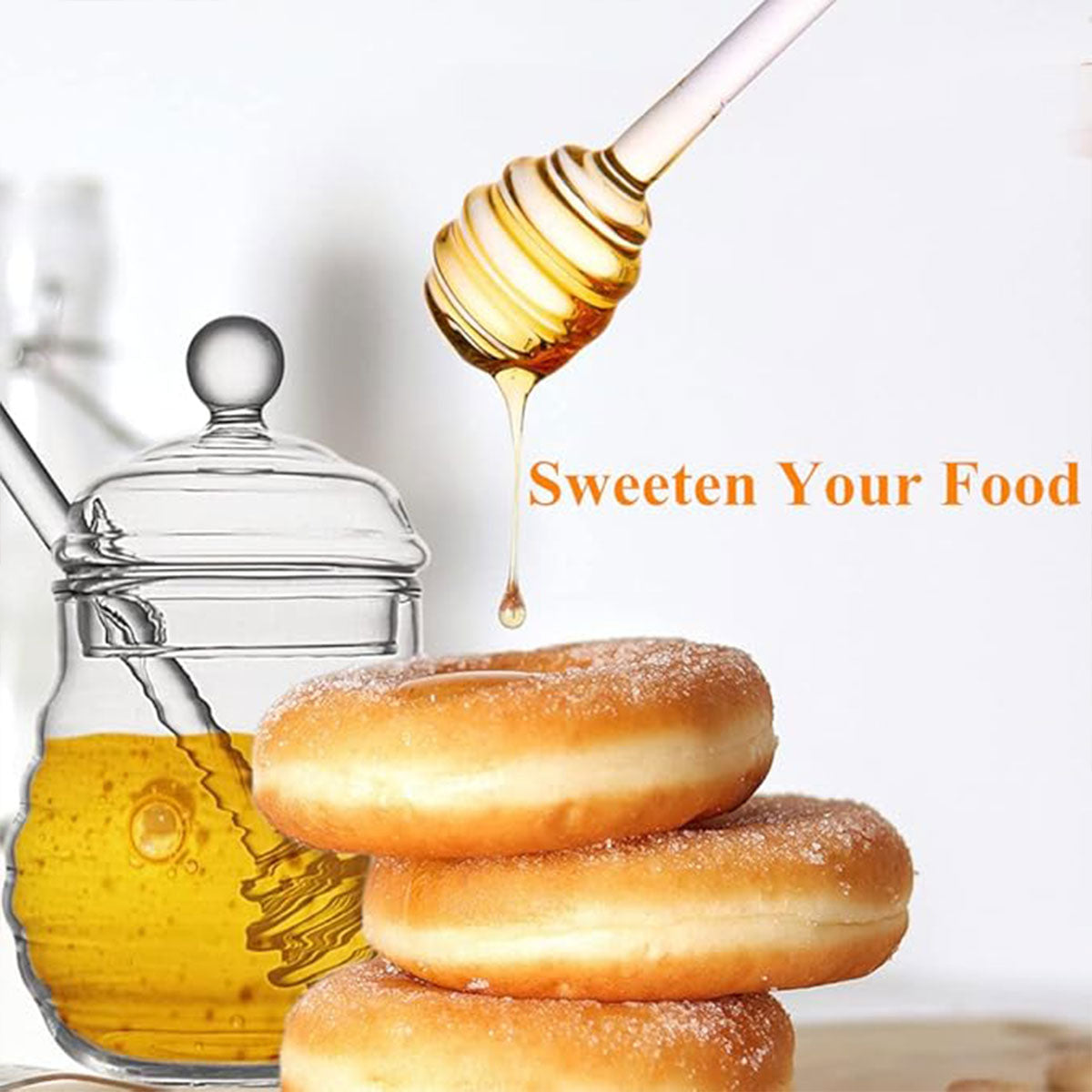 Honey Jars Two Sizes Kitchen Organiser Set | StorageOZ
