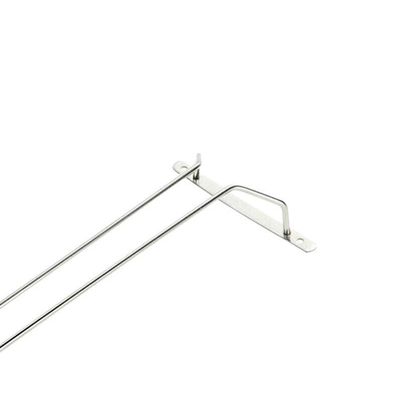 Under Cabinet Wine Glass Holder Steel Rack | StorageOZ