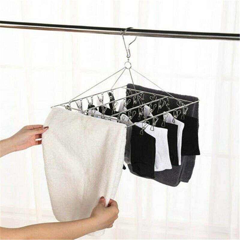 Stainless Peg Laundry Hanger in Three Sizes | StorageOZ