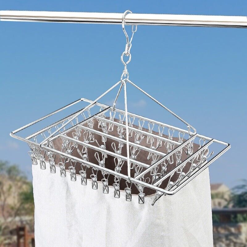 Stainless Peg Laundry Hanger in Three Sizes | StorageOZ