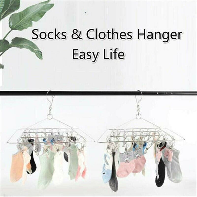 Stainless Peg Laundry Hanger in Three Sizes | StorageOZ