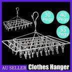 Stainless Peg Laundry Hanger in Three Sizes | StorageOZ