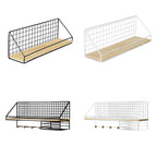 Iron Wood Wall Storage Rack Four Variants | StorageOZ