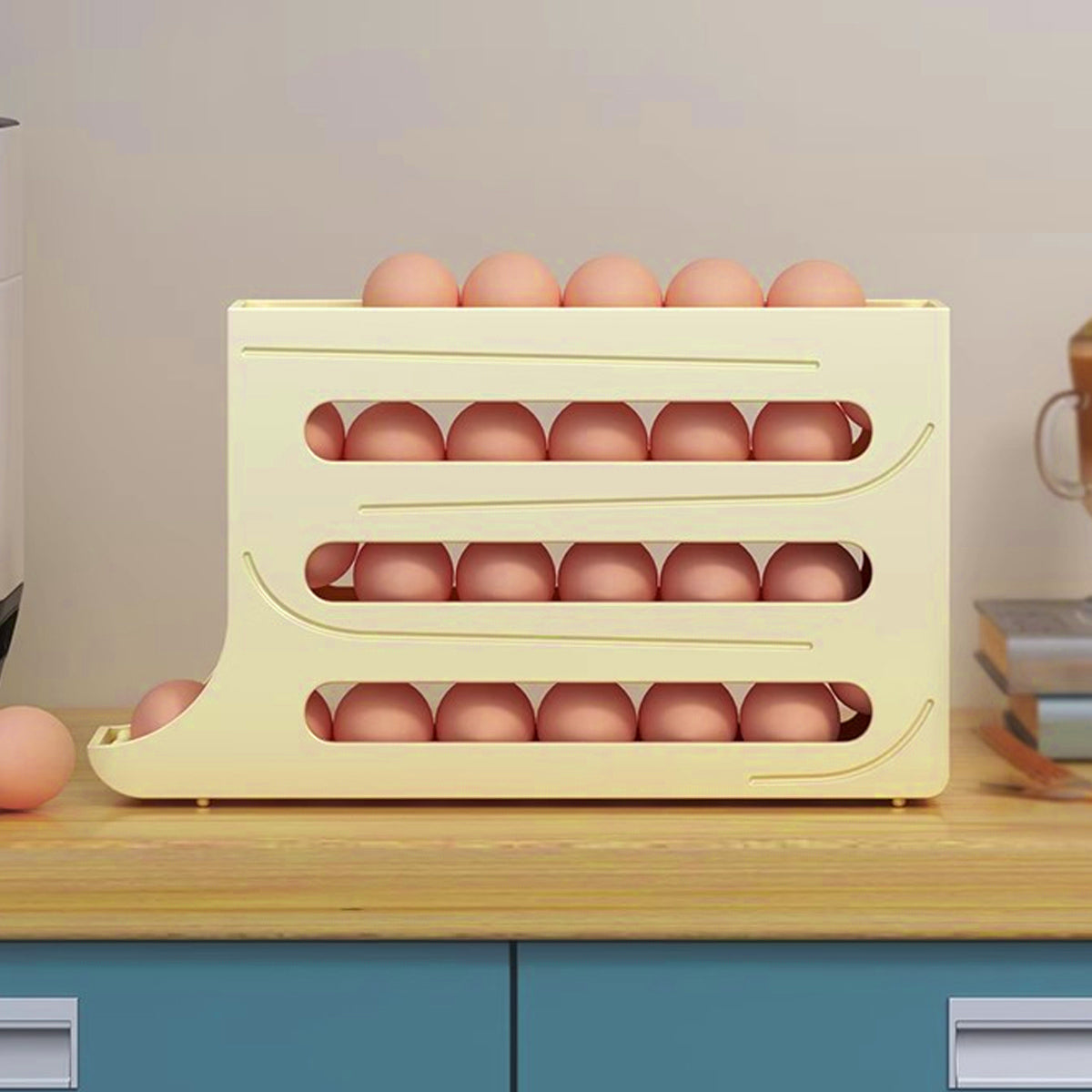 Scrolling Fridge Egg Rack Holder Organiser | StorageOZ
