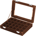 24 Grid Jewellery Case in Seven Colours Set | StorageOZ