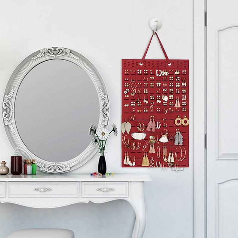 Felt Wall Jewellery Organiser Three Colours | StorageOZ