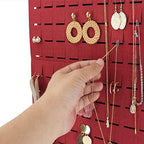Felt Wall Jewellery Organiser Three Colours | StorageOZ