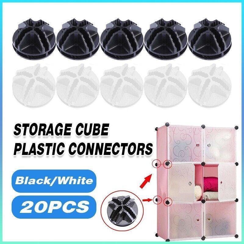 20 Pcs Wire Cube Connectors in Two Colours | StorageOZ