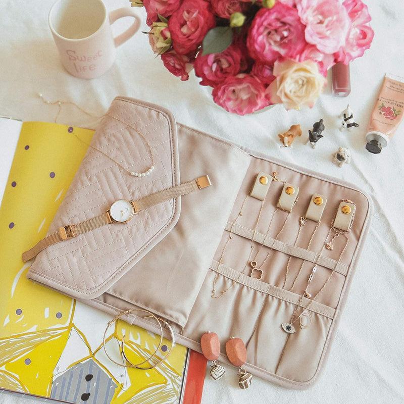 Roll Up Jewellery Pouch in Three Colours | StorageOZ