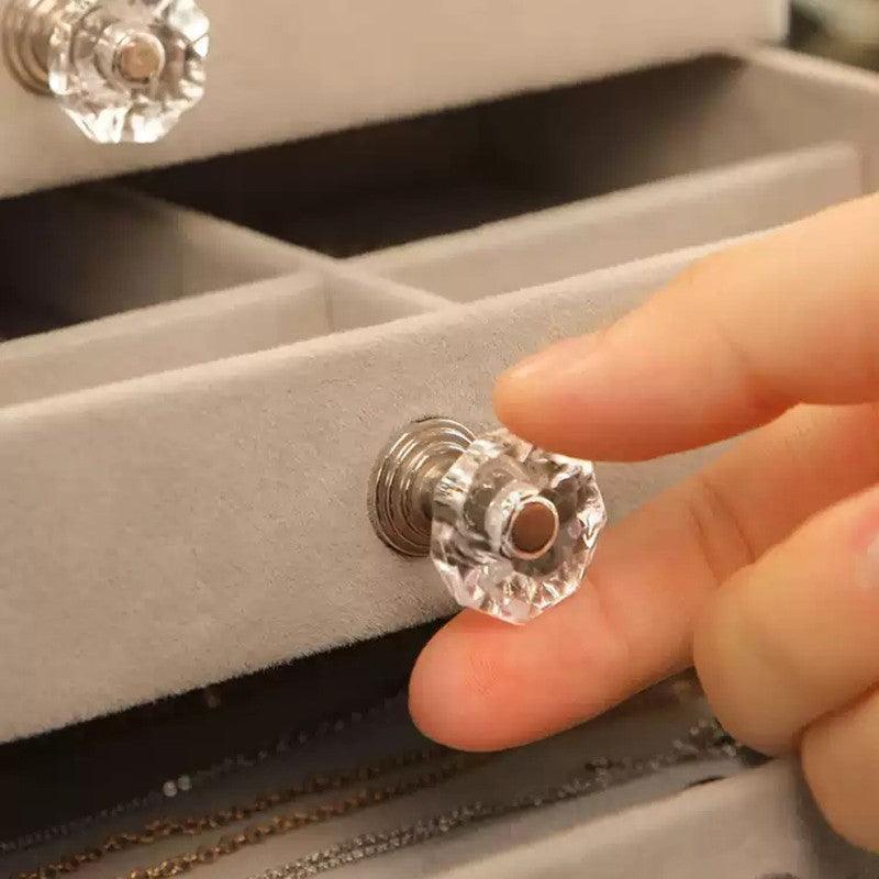Acrylic Jewellery Drawer in Beige or Grey | StorageOZ