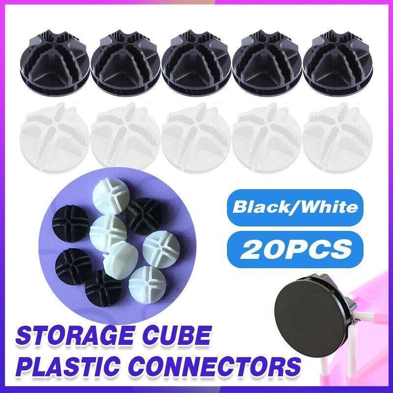 20 Pcs Wire Cube Connectors in Two Colours | StorageOZ