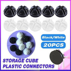 20 Pcs Wire Cube Connectors in Two Colours | StorageOZ