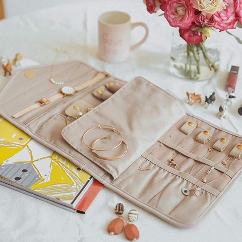 Roll Up Jewellery Pouch in Three Colours | StorageOZ