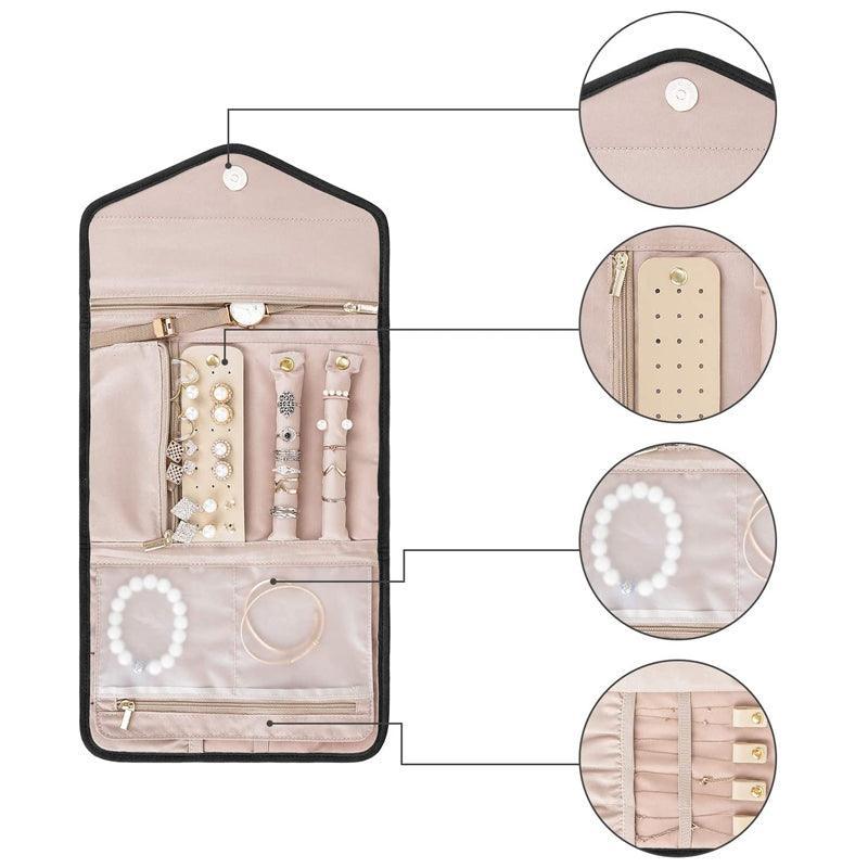 Roll Up Jewellery Pouch in Three Colours | StorageOZ