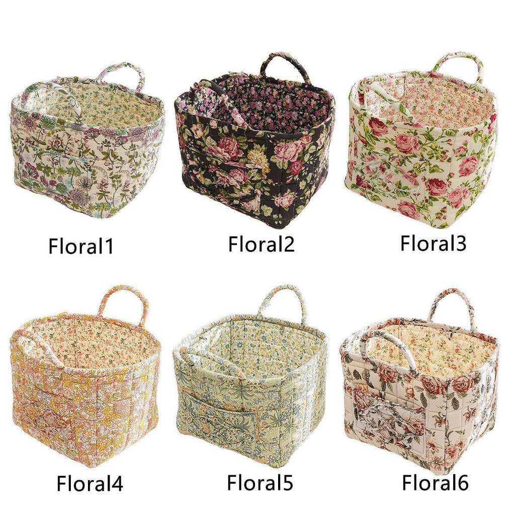 Floral Fabric Storage Basket in Six Prints | StorageOZ