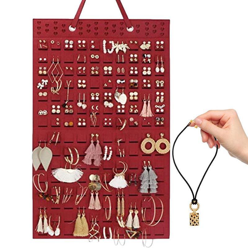 Felt Wall Jewellery Organiser Three Colours | StorageOZ