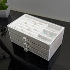 Acrylic Jewellery Drawer in Beige or Grey | StorageOZ