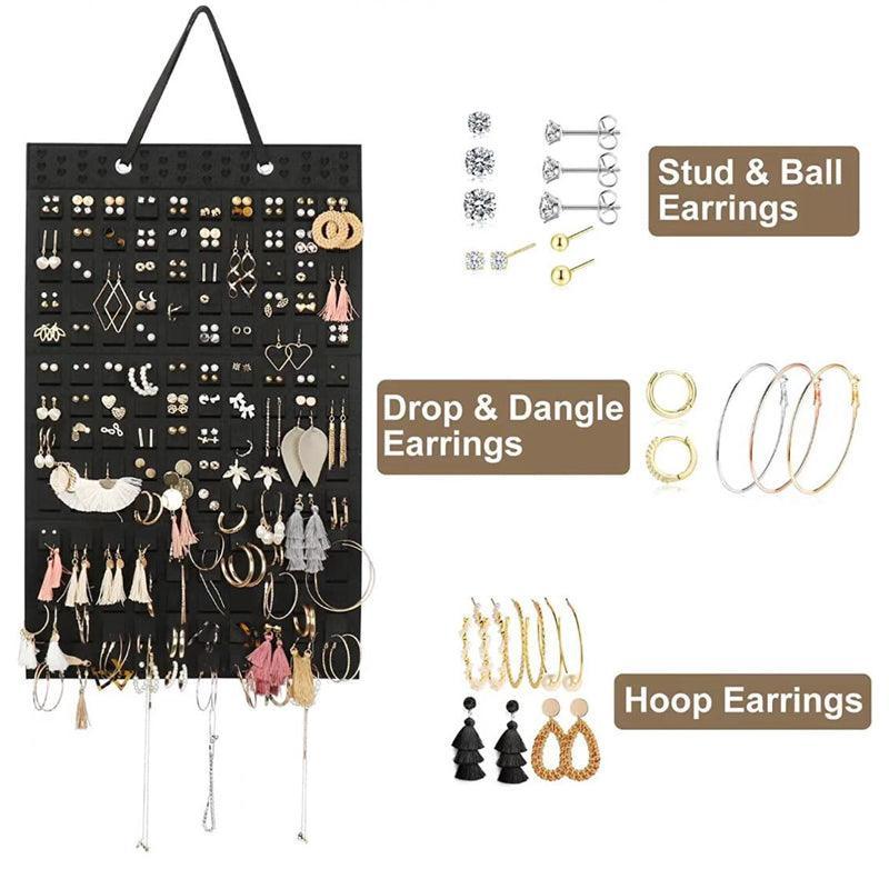 Felt Wall Jewellery Organiser Three Colours | StorageOZ