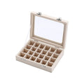 24 Grid Jewellery Case in Seven Colours Set | StorageOZ