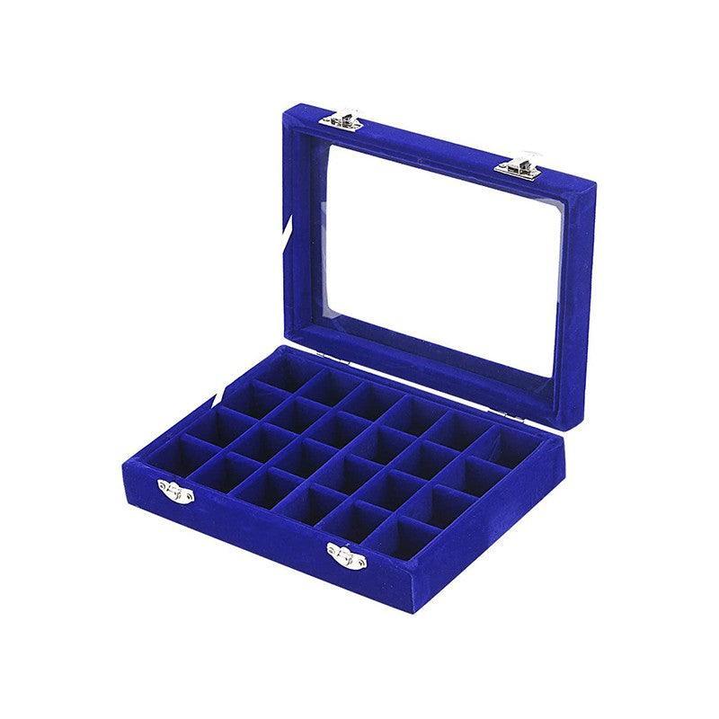 24 Grid Jewellery Case in Seven Colours Set | StorageOZ