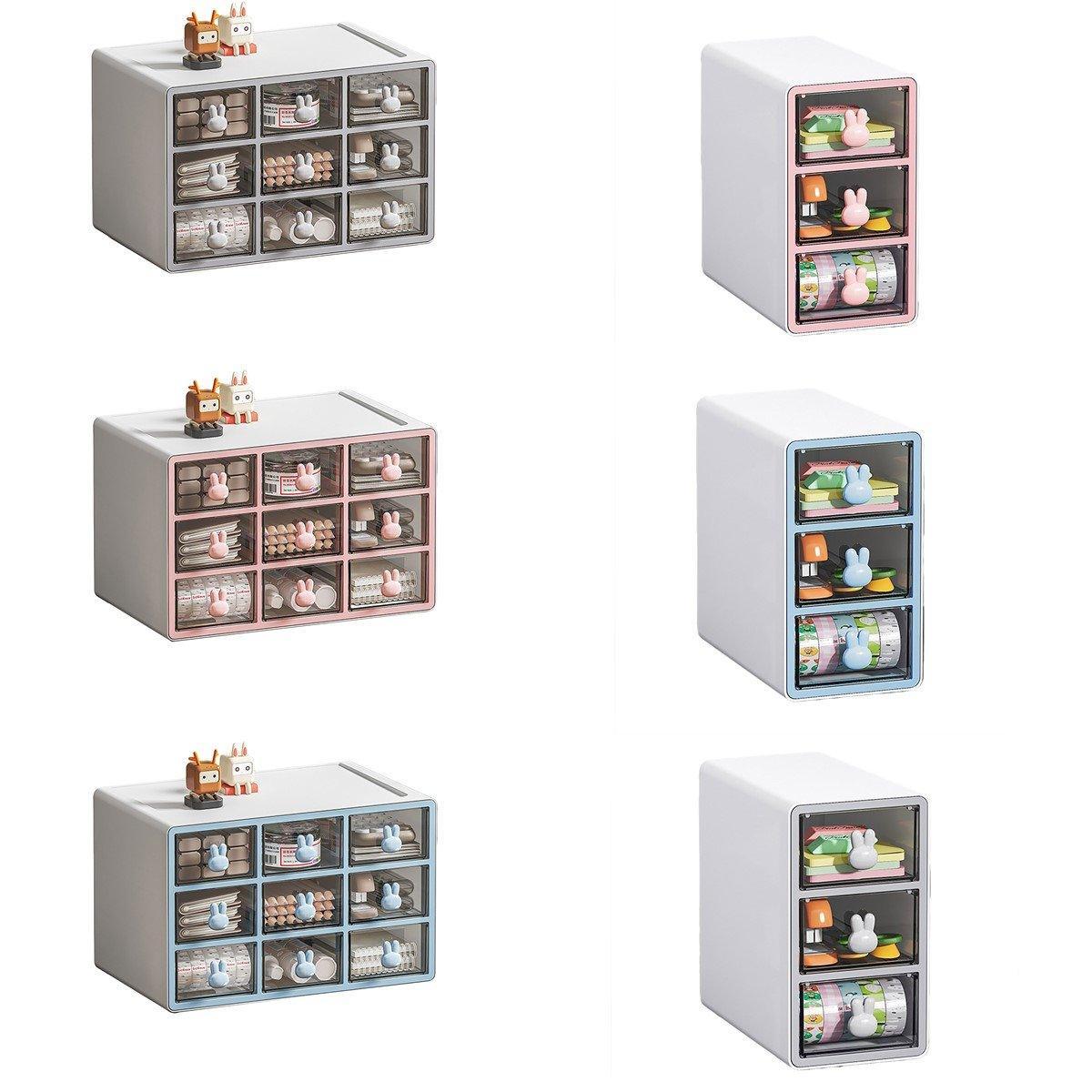 Rabbit Desktop Organiser 3 or 9 Grid Sizes | StorageOZ