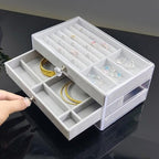 Acrylic Jewellery Drawer in Beige or Grey | StorageOZ