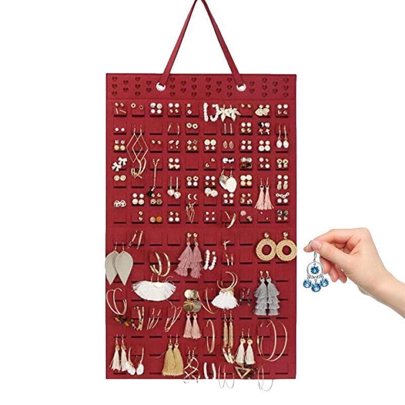 Felt Wall Jewellery Organiser Three Colours | StorageOZ