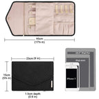 Roll Up Jewellery Pouch in Three Colours | StorageOZ