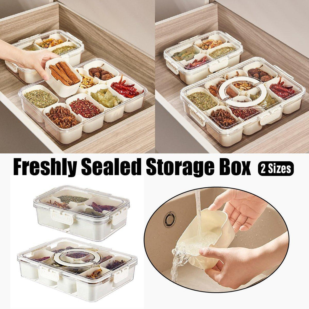Airtight Spice Storage Box in Two Size Options | StorageOZ