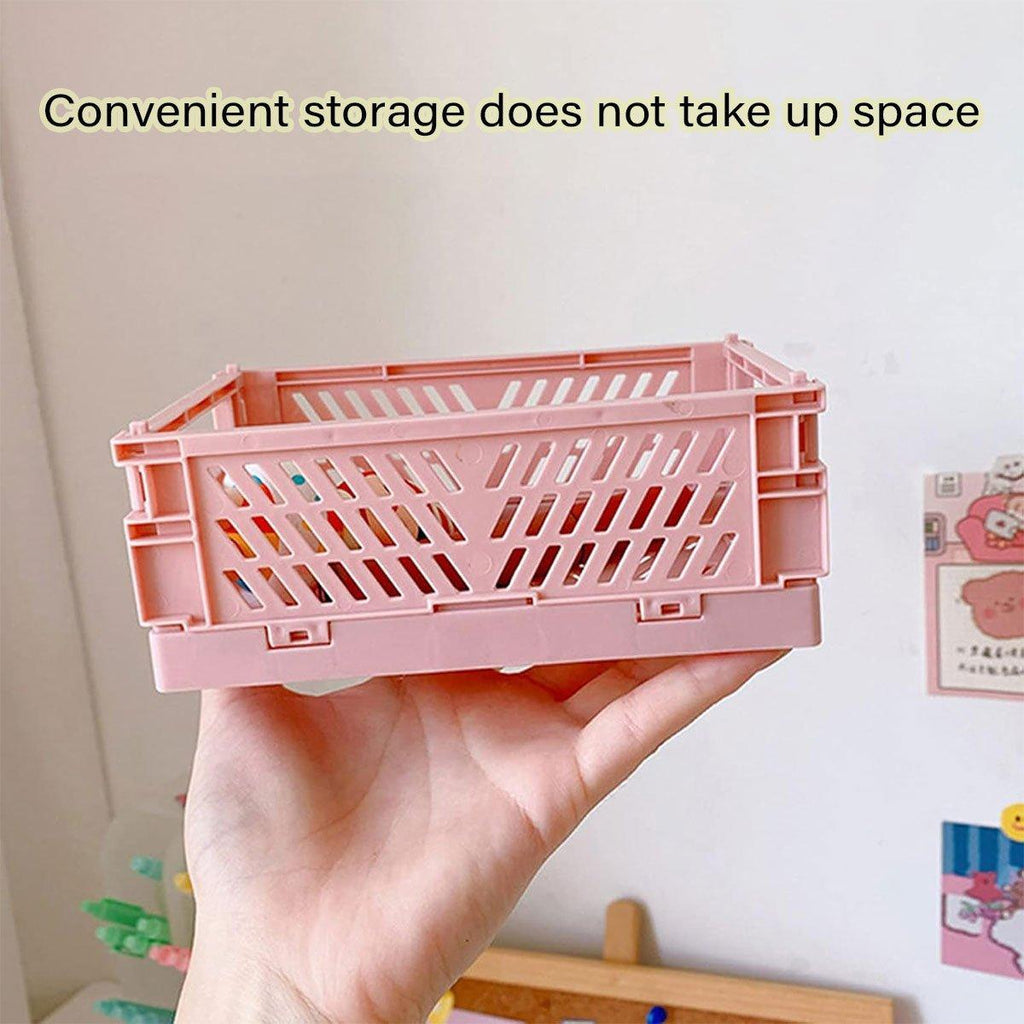 4 Pcs Stackable Storage Baskets Two Colours | StorageOZ