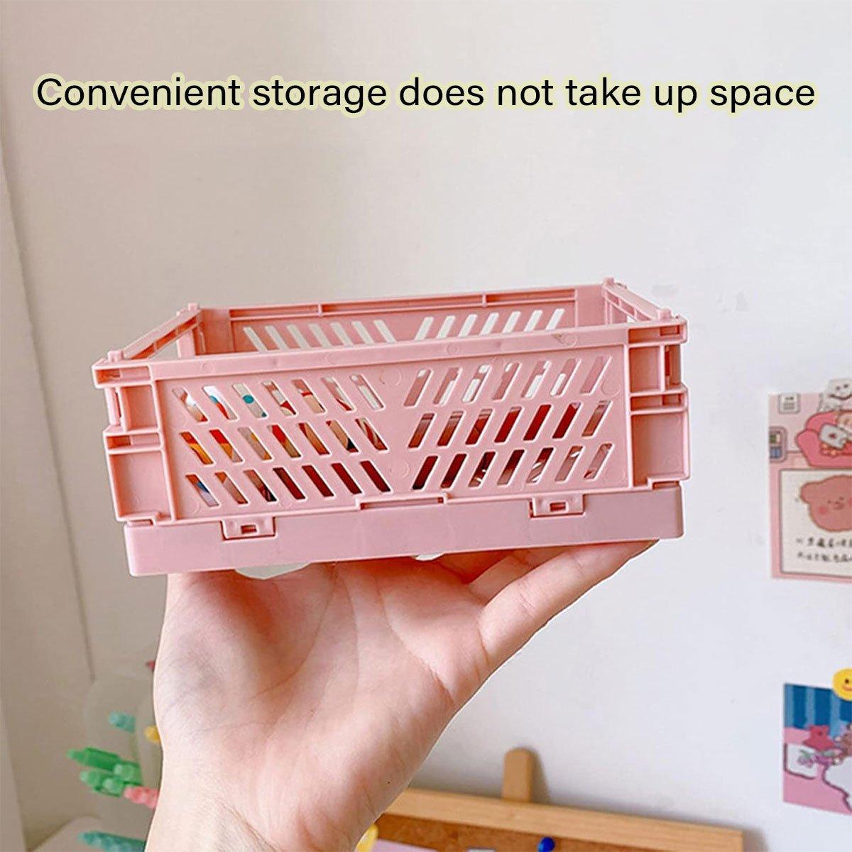 4 Pcs Stackable Storage Baskets Two Colours | StorageOZ