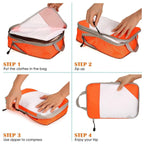 6 Pcs Mesh Travel Storage Bags Five Colours | StorageOZ