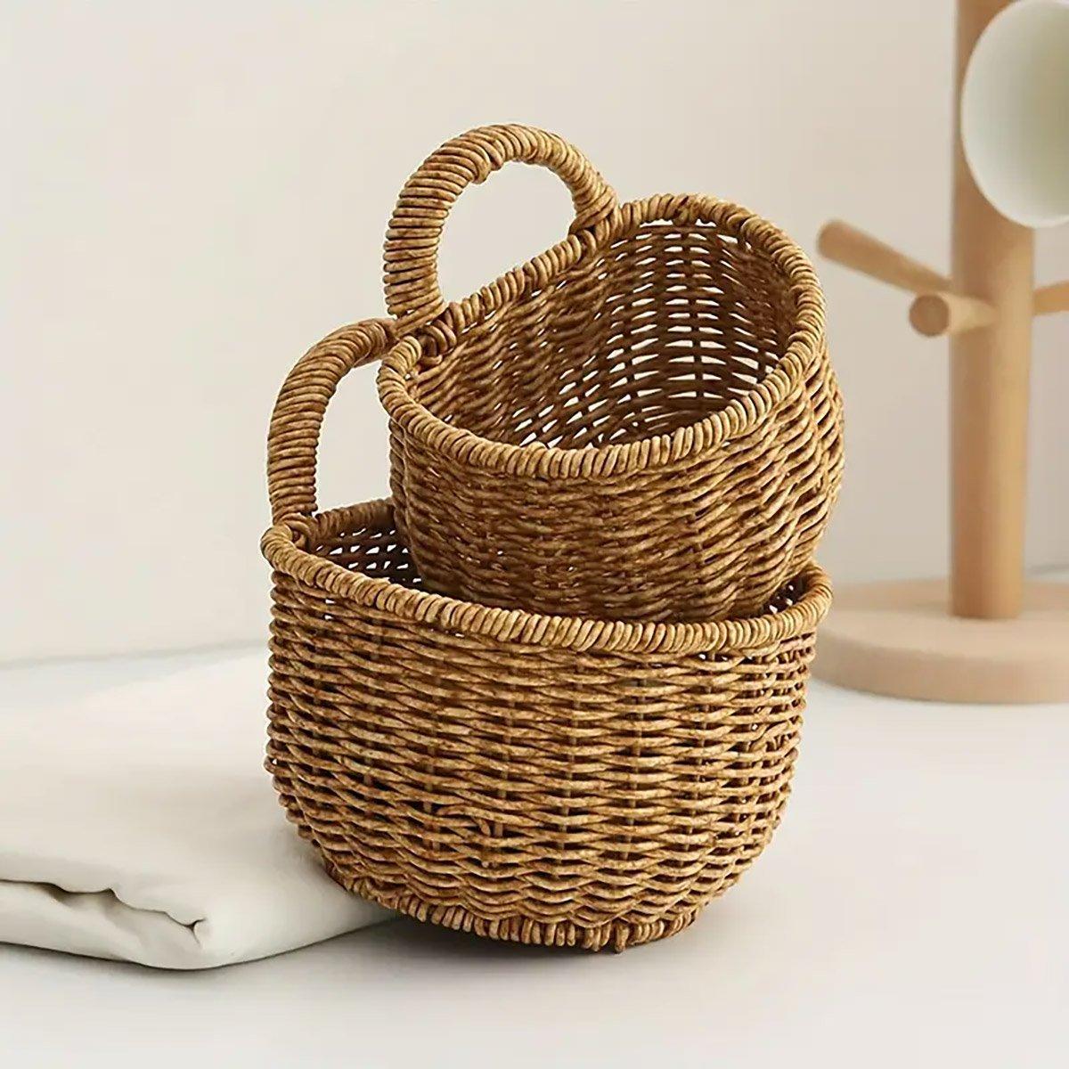 Large Baskets Two Colours Home Organiser | StorageOZ