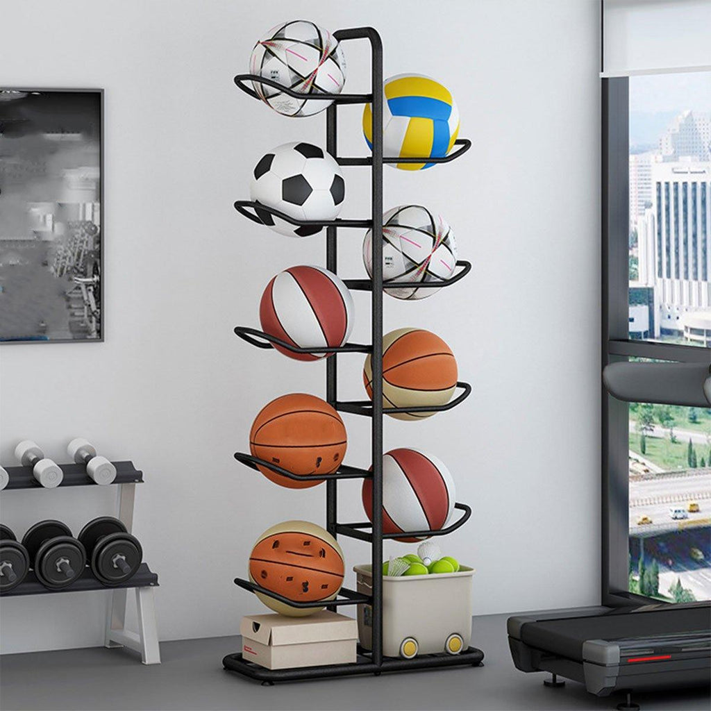 Multi Layer Basketball Storage Rack Iron Frame | StorageOZ