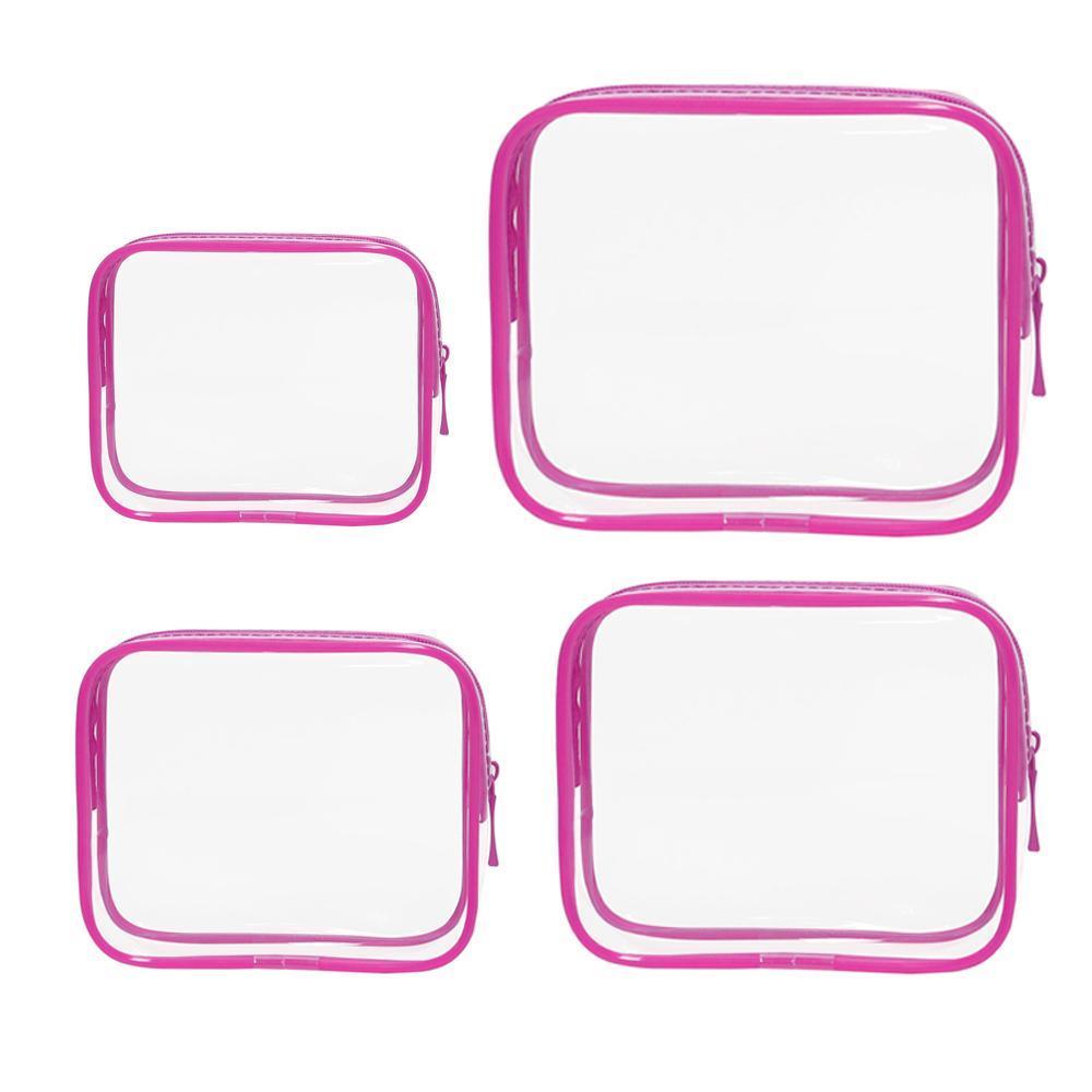 4 Pcs PVC Cosmetic Storage Bags Nine Colours | StorageOZ